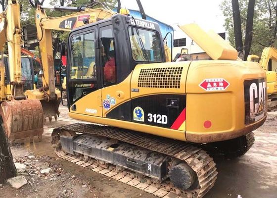 Geglättetes hydraulisches 312D 0.6M3 verwendete CAT Excavators